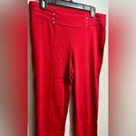 Rafaella  Red Ankle Pants (1048) Photo 1