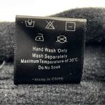 Vintage 90s Black Wool Cloche Hat Flower Accent 100% Wool Winter Dressy Travel Photo 10