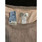 Sweet Storm Pink Champagne/Black Dress Shimmer Size L Tiered Scoop Short Sleeve Photo 5