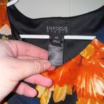 Enfocus Studio Women's Size 14 Floral Sleeveless Maxi Dress Multicolor Photo 3