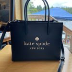 Kate Spade Trista Navy Leather Tote Photo 0