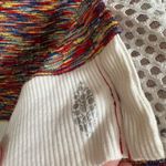 Free People  Movement Prism Red Earth Colorful Mesh Hooded Tank Top L Photo 3