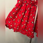 American Eagle NWT‎  outfitters red floral shorts size small Photo 8
