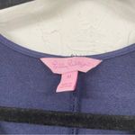 Lilly Pulitzer  Navy Blue Cheryln Soft Shift Mini Dress Womens M Preppy Classic Photo 4