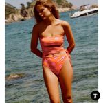 ZARA Orange and Pink Bikini Set Photo 3