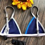 Tavik swim TAVIK JETT ColorBlocked Cobalt Bikini Top LARGE Photo 4