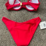Kulani Kinis  cherry crush swimsuit nwt top is small bottoms are medium Photo 1
