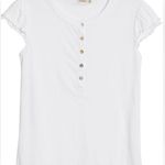 Edge Faherty Raina Lettuce  Pima Cotton Top Photo 4