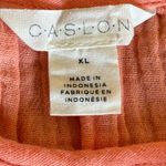 Caslon XL Cotton Gauze Tank Top NWOT In Coral Adjustable Strap Photo 4