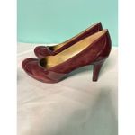 Naturalizer ‎ Elegant Brown Suede Pumps with Patent Leather Trim High Heels S-7 Photo 3