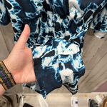 Lovers + Friends  Revolve Isabelle Romper Tribal Wave Tie Dye Blue Womens Size S Photo 4