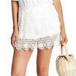 Trina Turk  Pedra Lace Eyelet White Skort Shorts Size 0 NWT Photo 0