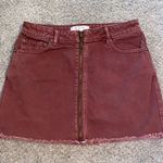 We The Free  Brown Denim Skirt Photo 1