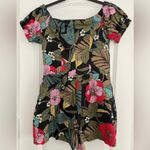 Guess Floral Linen Romper Size 2 Photo 1