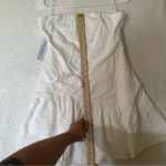 Princess Polly “Archetype” White Strapless Mini Dress Drop Waist NWOT Photo 2