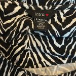 3/$15 INTRO zebra print high low top Black Size 2X Photo 4