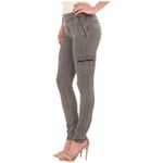 Level 99 Liza Mid Rise Grassy Grey Purple Skinny Trouser Pants Women's Size 28 Gray Photo 1