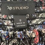 AB Studio  Womens Multicolor Floral Blouse Off Shoulder Black Multicolor Small‎ Photo 2