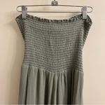 Reformation  Hibiscus Strapless Maxi Dress in Seafoam Size Small Photo 7