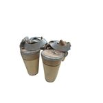 Gee Wawa Anthropology women’s silver shimmering shoe heel 4" size 6M SKU 2931 Photo 4