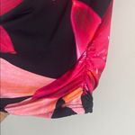 White Fox Boutique Floral Sleeveless Top - Black and Pink Photo 3