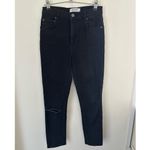 Reformation  Faded Black Destroyed Skinny Jeans Photo 1