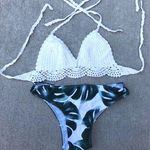 Romwe Crochet Bikini Top And Jungle Bottom Photo 0
