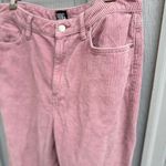 BDG  urban outfitters mom high rise Pink Corduroy Straight Leg Pants size 30 Photo 2