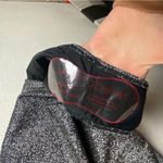 Betsey Johnson  Size Small One Piece Swimsuit Metallic Grey Front Knot Sparkles Photo 4