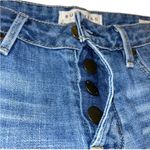 High Waisted Light Wash Blue Jean Shorts Bullhead Denim Girlfriend Style Size 29 Photo 4