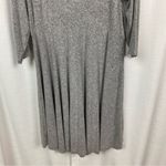 Torrid  Heather Gray Long Sleeve Hacci Surplice Skater Dress Sz.2 NWT Photo 11