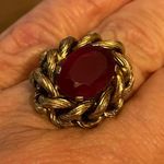 Ruby Vintage chain ring Photo 6