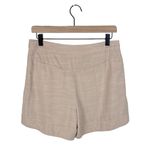Anthropologie Elevenses Bow Front Shorts Beige Modal Rayon Preppy Twee Size 4 Photo 3