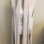 Brochu Walker Oatmeal Sweater Wrap Knit Vest Size S Photo 0