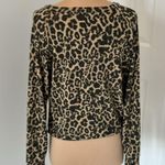 LNA  Brushed Phase Leopard Print Sweater Photo 4