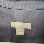 J.Jill cotton navy double breasted jacket shirt shacket professional workwear SP Photo 8