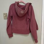 Lululemon Athletica Pink Zip-Up Jacket Cotton Stretch THICK Raspberry Cream Photo 6