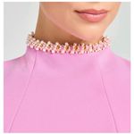 Nadine Merabi Simone Pink Pearl Mini Dress Photo 4