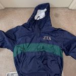 Charles River Apparel Zeta Tau Alpha Vintage Raincoat  Photo 0
