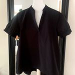 Athleta  Black Levitate Poplin Travel Shirt Photo 0
