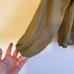 Liberty Love  Cropped Cold Shoulder Criss Cross Blouse Size Medium Photo 4