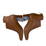 Calvin Klein Boots Womens 8 M Tan Lorah Luxor Ankle Chunky Heel Leather Booties Photo 4