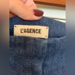 L'Agence  Women's Blue Pleated Linen Shorts.   Size-2 Photo 3