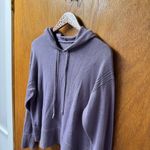 Lululemon Double Knit Sweater Long Sleeve Pullover Hoodie Dusky Lavender Purple Photo 4