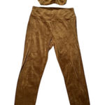 Aerie  Offline Velour Set Gold Tan Sports Bra Leggings L/XL Photo 0