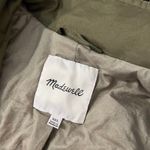 Madewell Green Cotton Bremen Bomber Zip Up Quilted Boxy Jacket Size XXL Photo 5