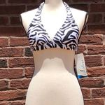 Catalina  Zebra Print Festival Vintage Dead Stock Bikini Halter Top  Sz S NWT Photo 5