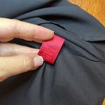 Jennifer Lopez Flutter Sleeve Cross Purple Black Front Dress Size 8 Photo 9