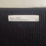 OAK + FORT SWEETHEART NECKLINE TOP Black Size M Photo 6