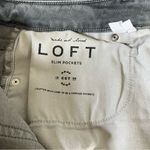 Loft Curvy Skinny Crop grey jeans Photo 3